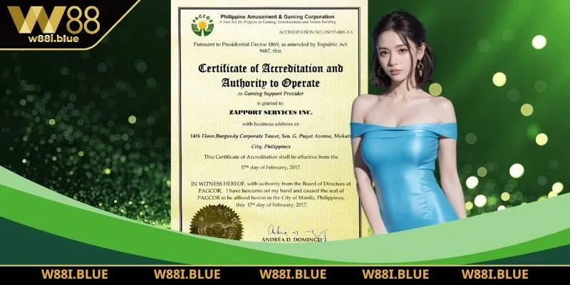 W88 – Nhà Cái Cá Cược Uy Tín | Tặng 100% Tối Đa 3 Triệu VNĐ 39 W88 sở hữu giấy phép hoạt động hợp pháp cấp bởi cơ quan uy tín